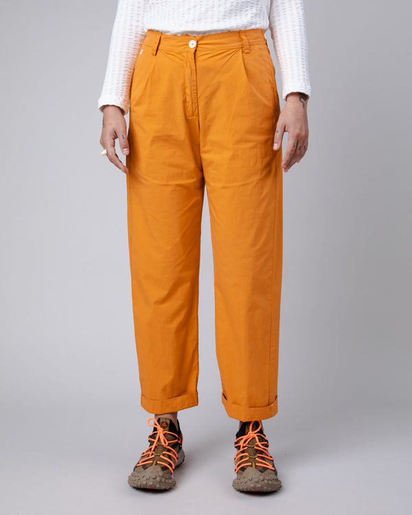 Brava fabrics Pantalón Chino Elástico Con Pinzas Amarillo