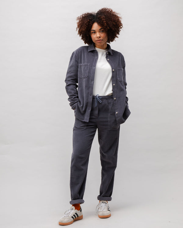 Brava Fabrics Pantalón De Pana Patch Pocket Dark Grey