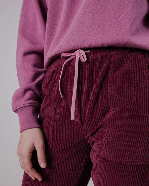 Brava Fabrics Pantalón Patch Pocket De Pana Pale Prune