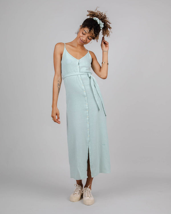 Brava fabrics Vestido de Tirantes Bubble Light Morera