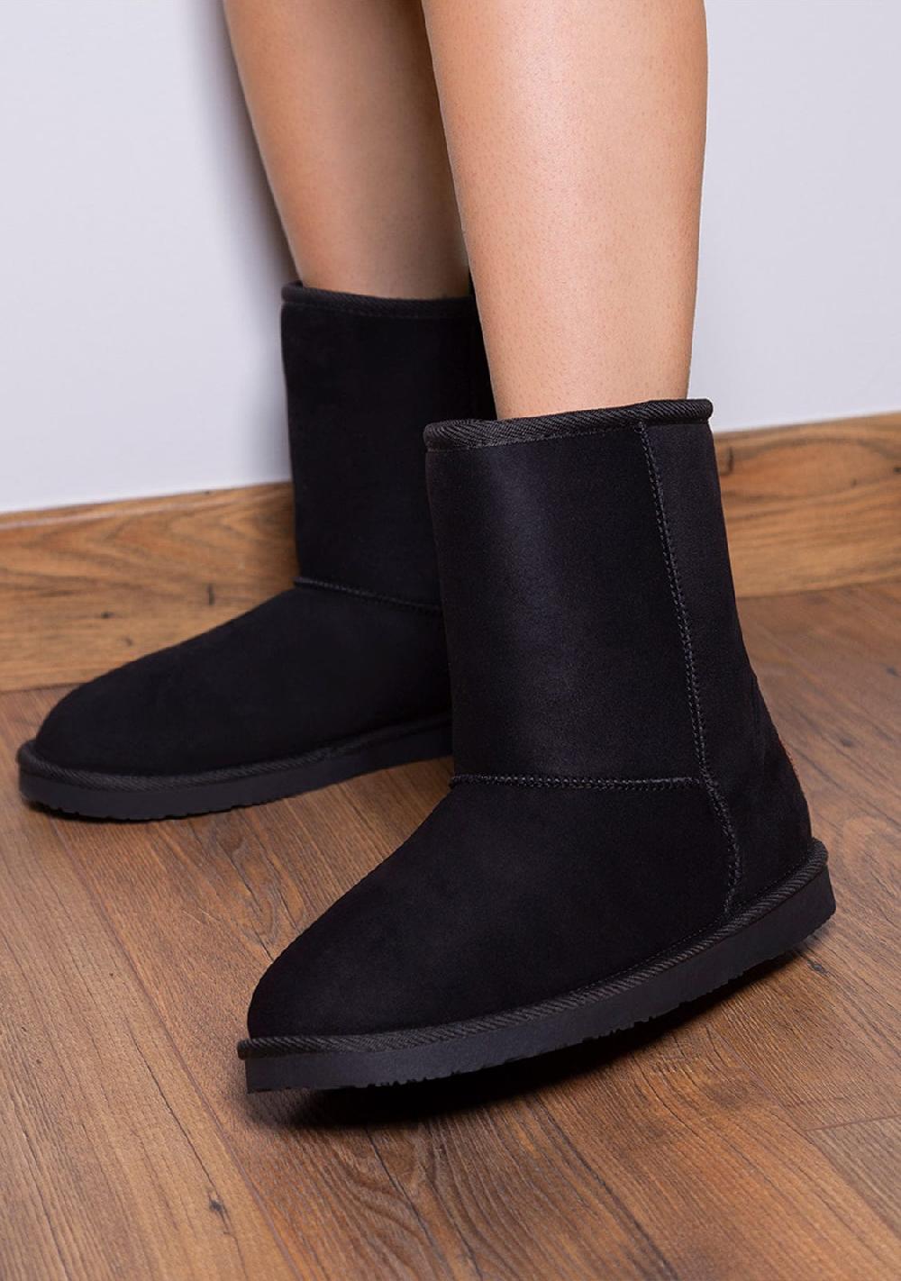 Break & Walk Botas Australianas Básicas Repelentes Al Agua Negro