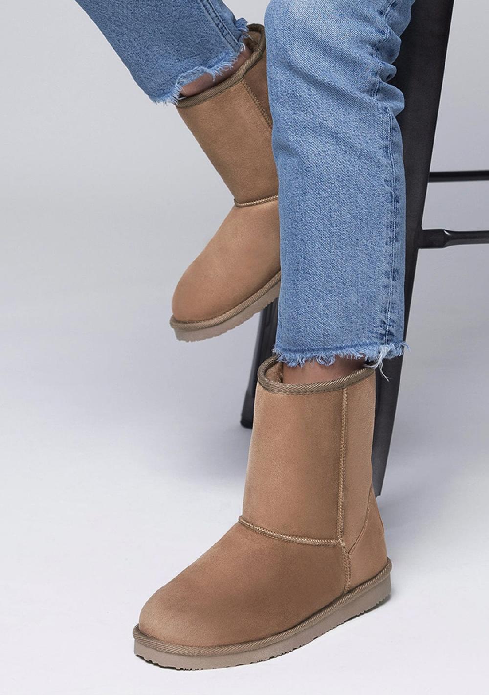 Break & Walk Botas Australianas Básicas Repelentes Al Agua Taupe