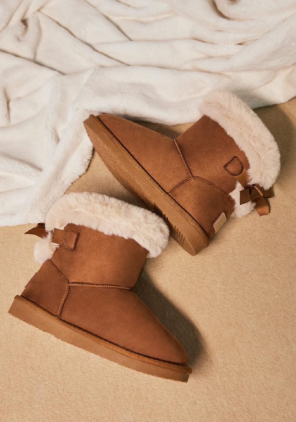 Break & Walk Botas Australianas Lazo Pelo Water Repellent Tan