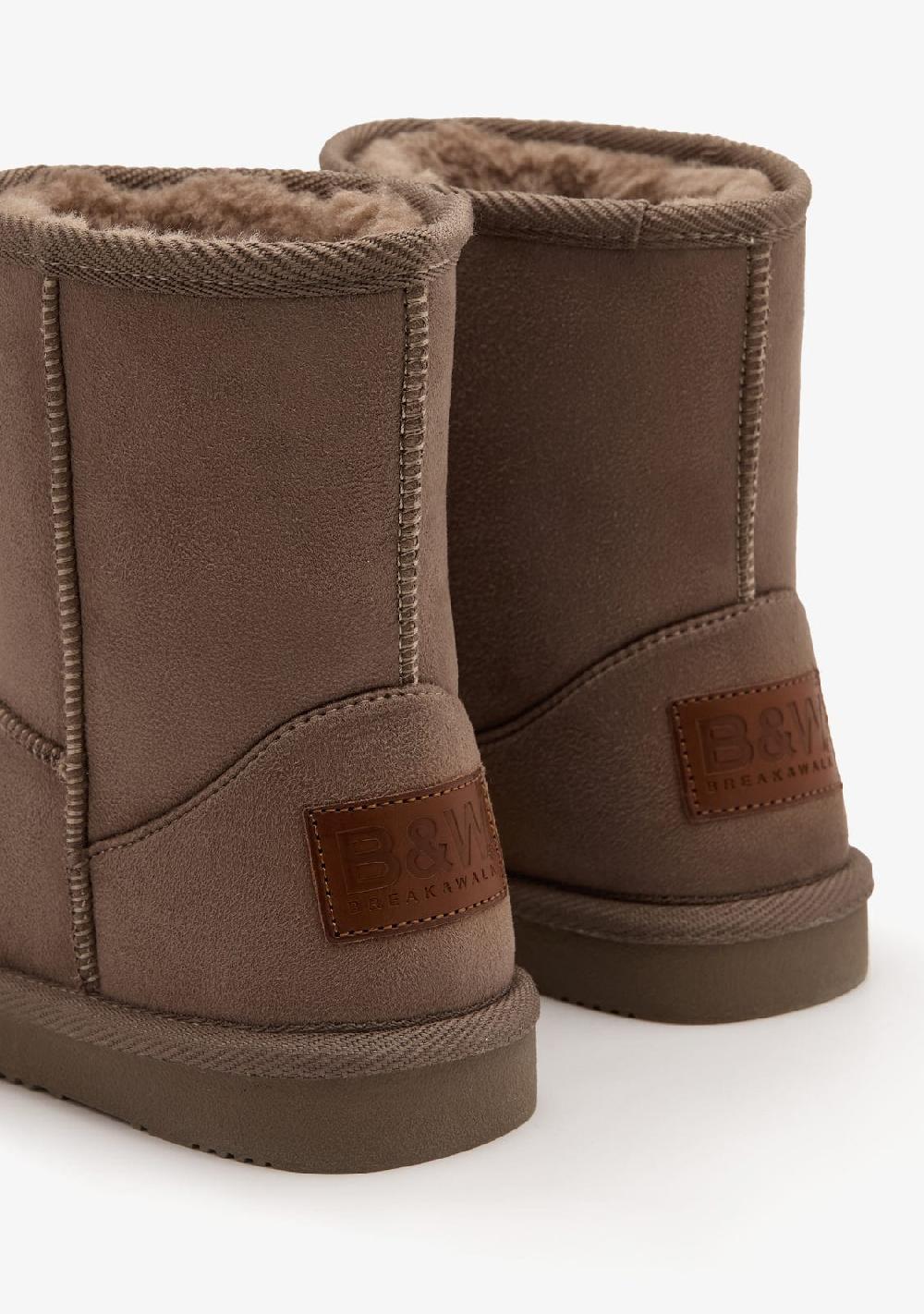 Break & Walk Botas Australianas Logo Water Repellent Taupe