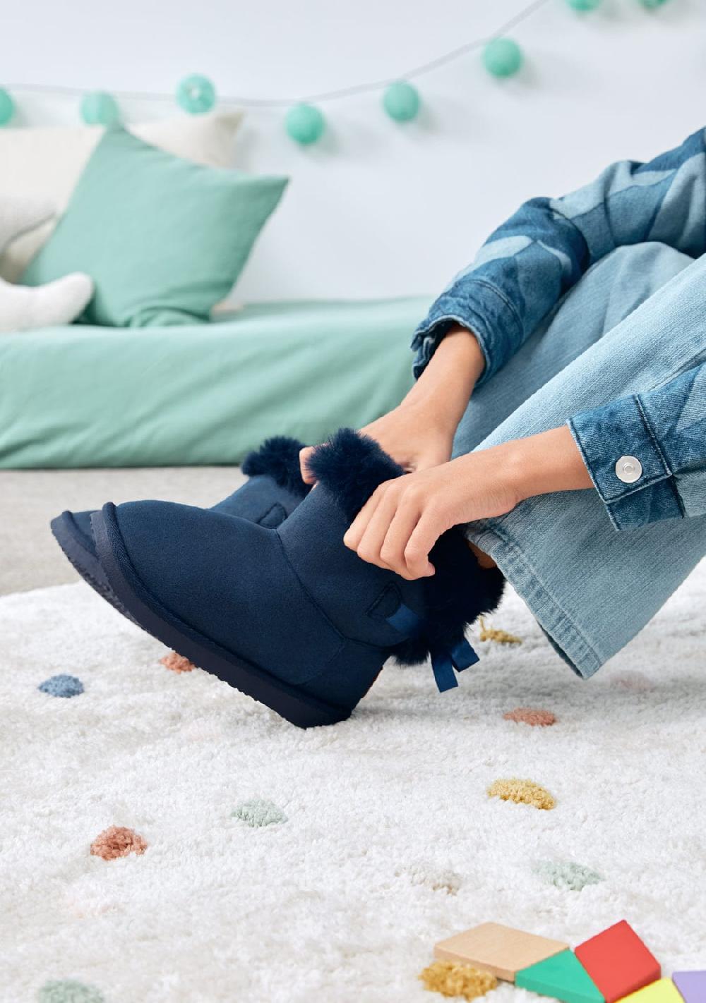 Break & Walk Botas Australianas Repelentes Del Agua Azul Marino