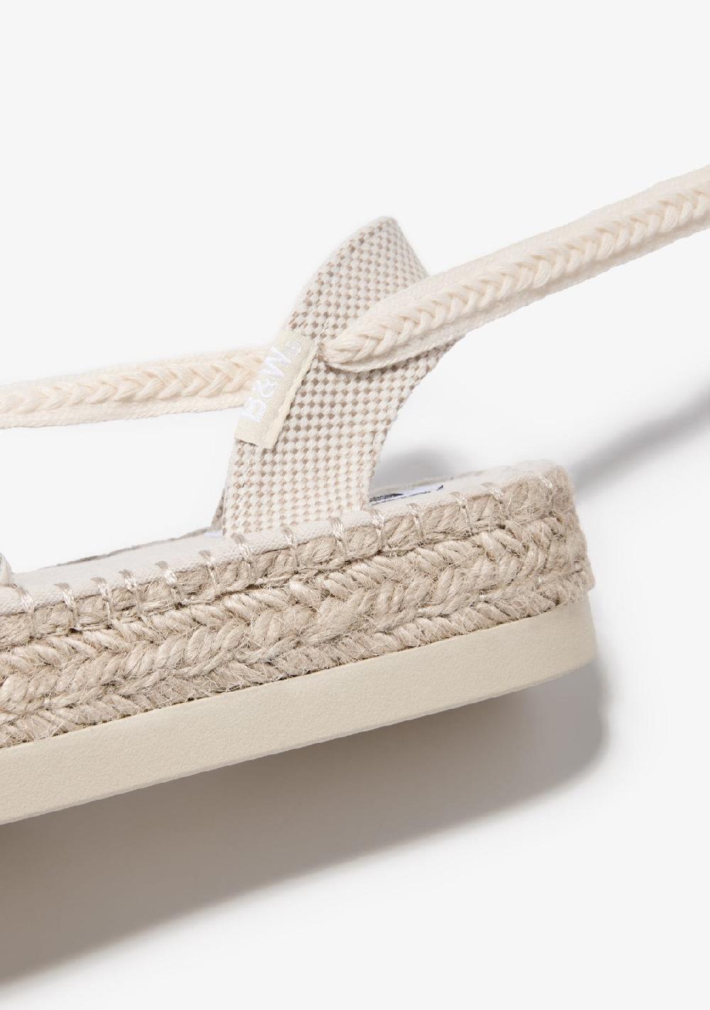 Break & Walk Alpargatas Crochet Blanco