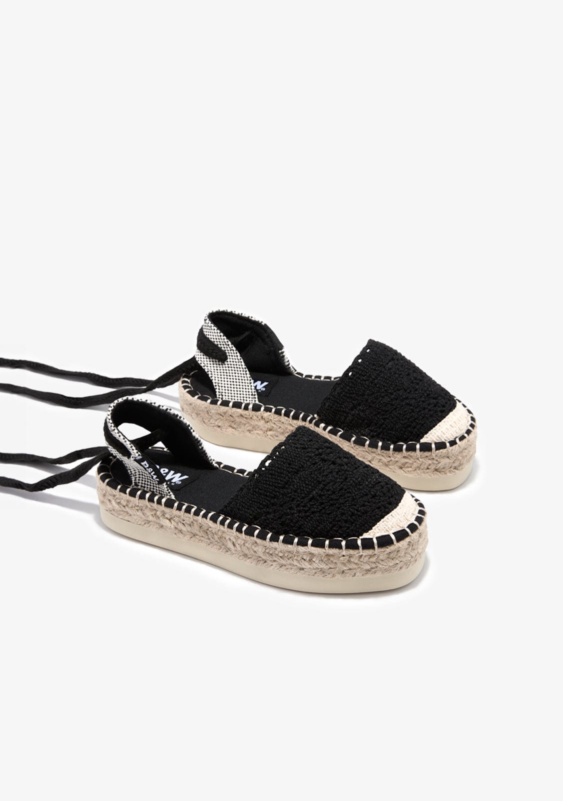 Break & walk Alpargatas Crochet Negro