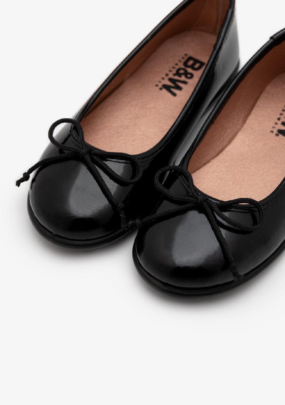 Break & Walk Bailarinas Charol Negro