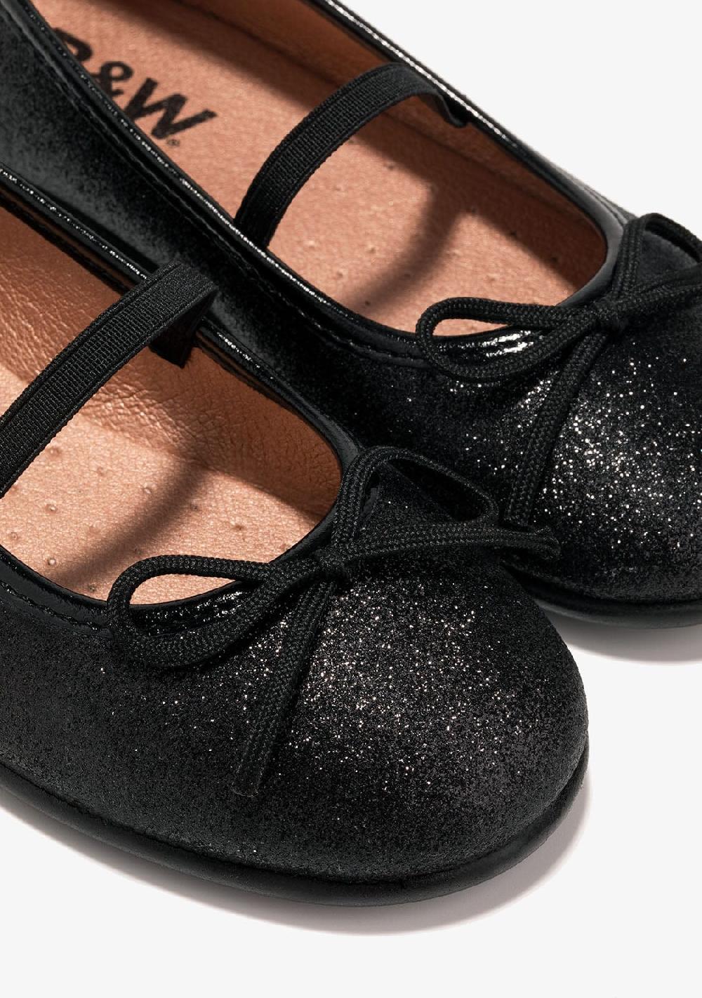 Break & Walk Bailarinas Glitter Negro