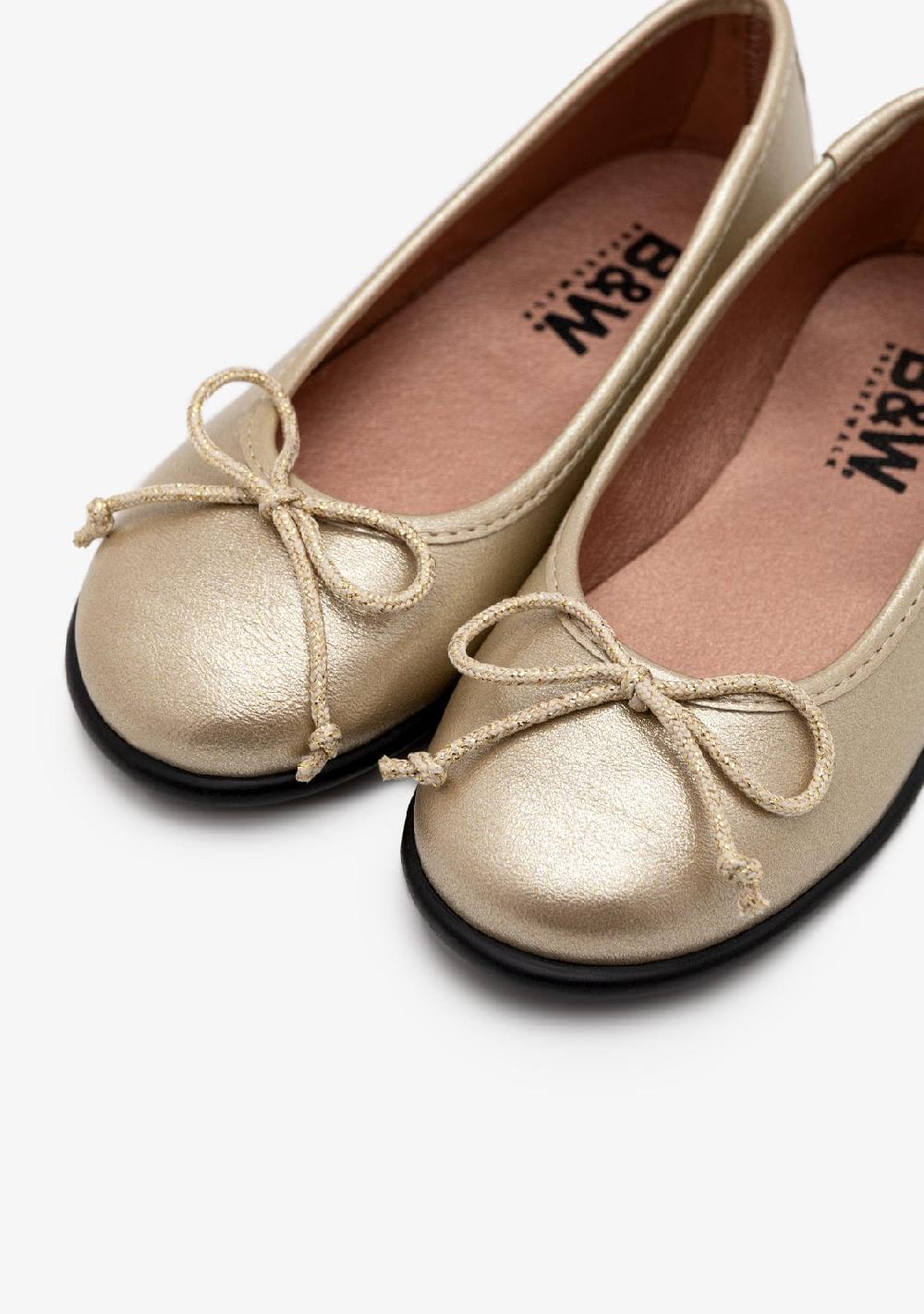 Break & Walk Bailarinas Metalizadas Dorado