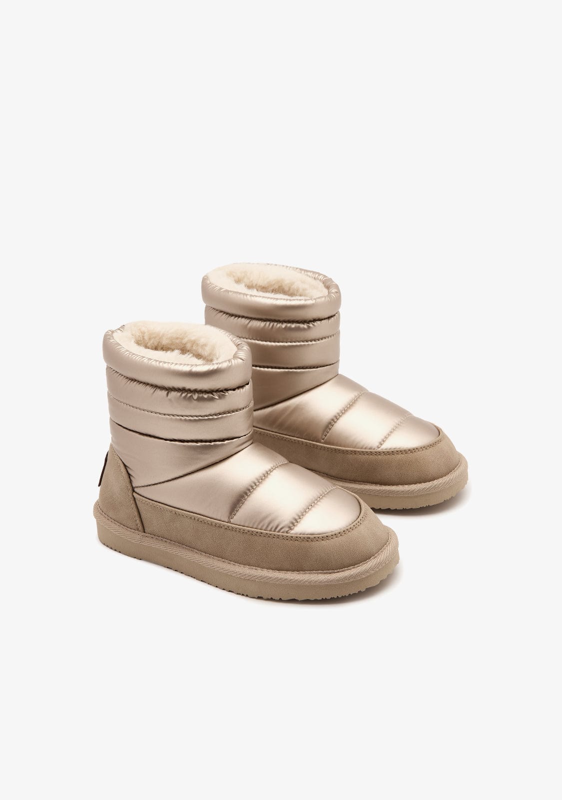 Break & Walk Botas Australianas Acolchadas Dorado