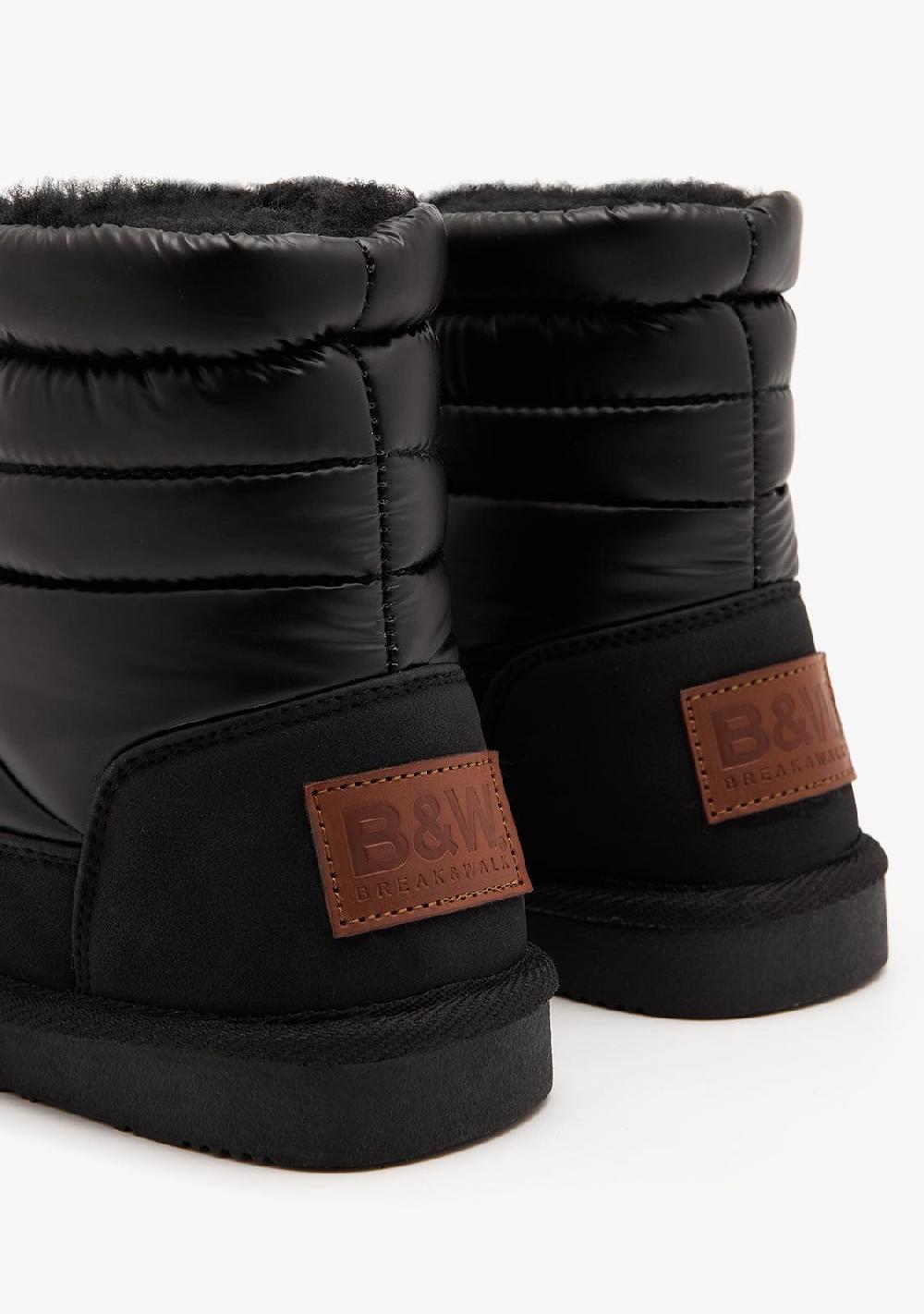 Break & Walk Botas Australianas Acolchadas Negro