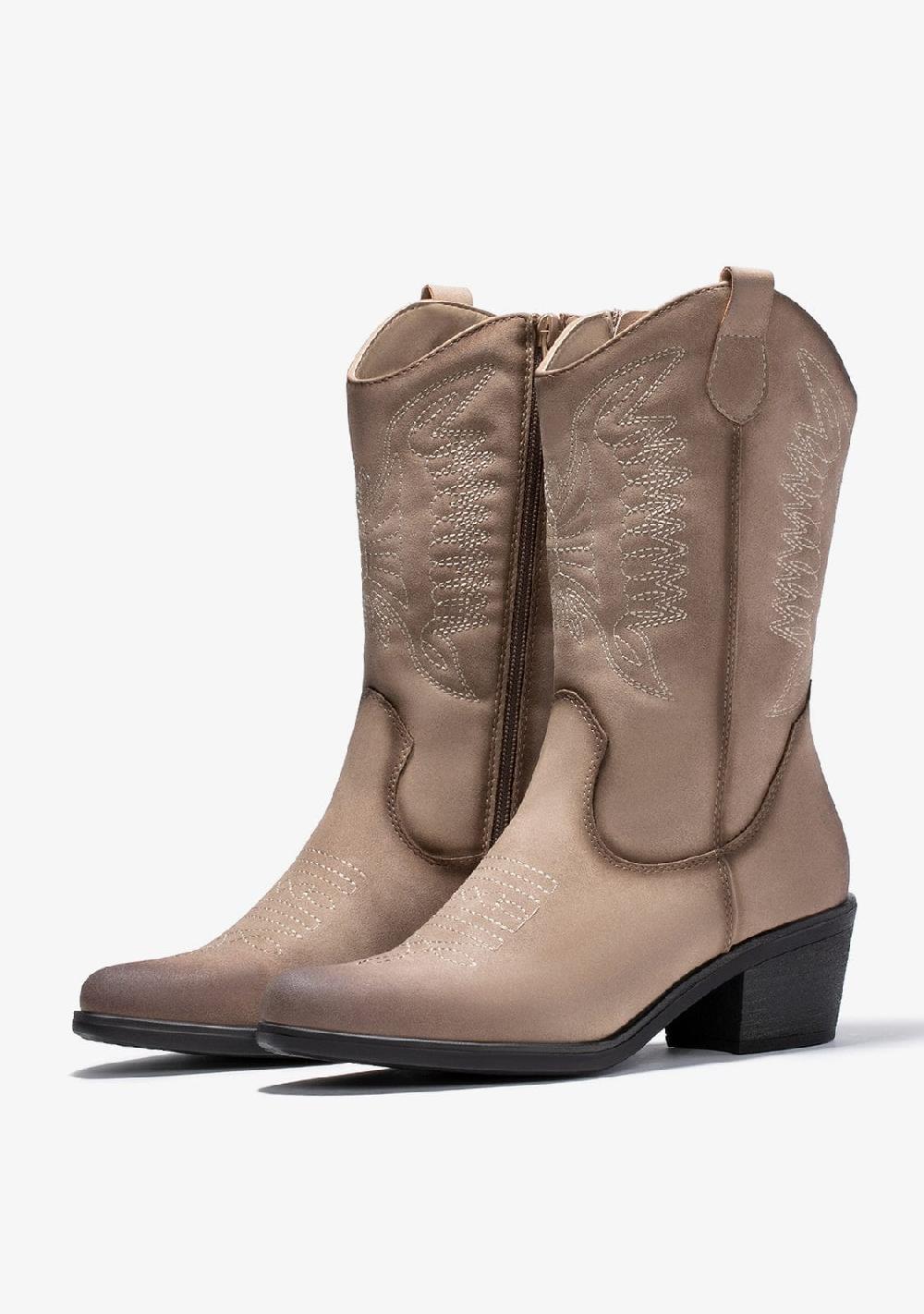 Break & Walk Botas Cowboy West Beige
