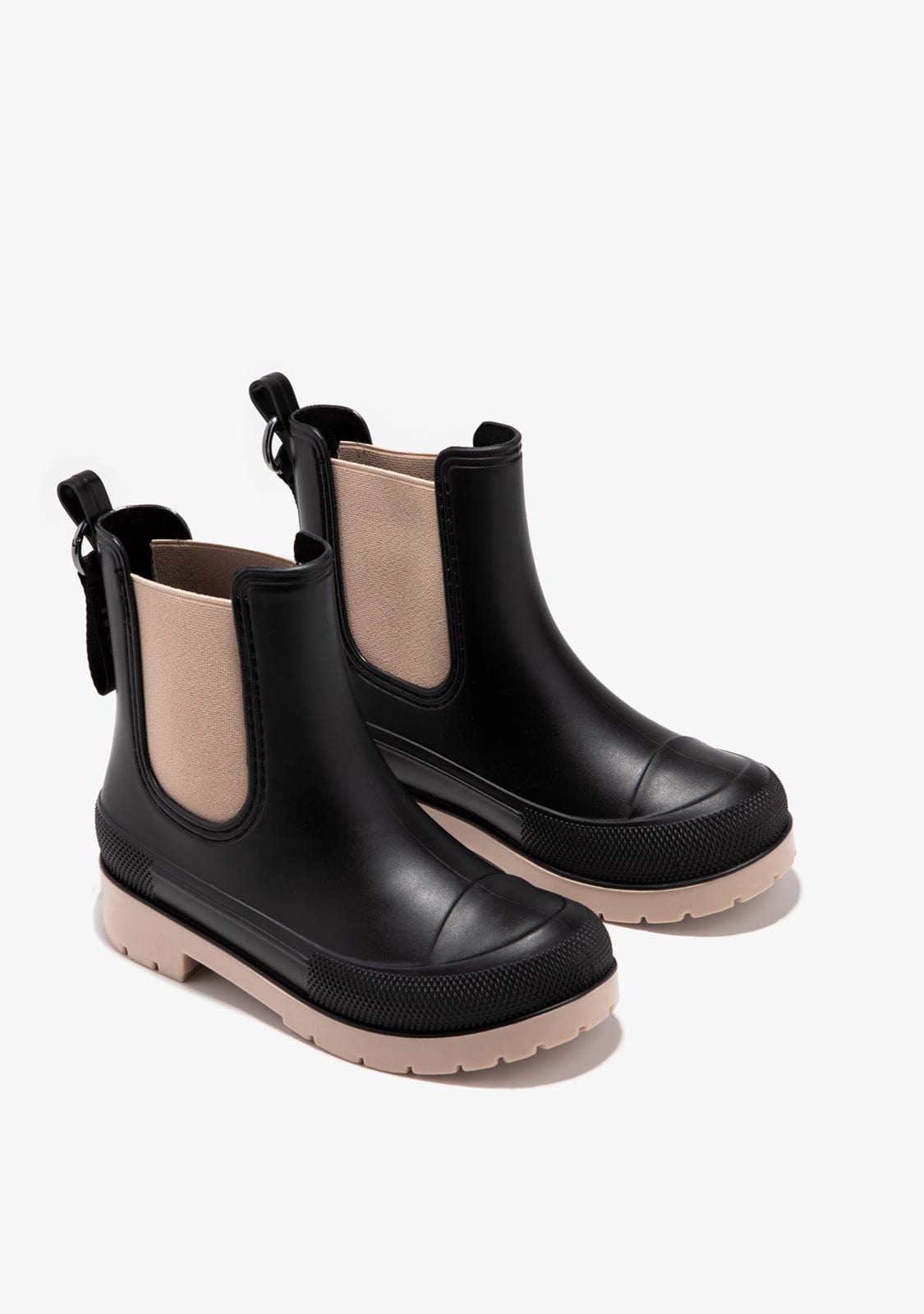 Break & Walk Botas De Agua Negro Beige