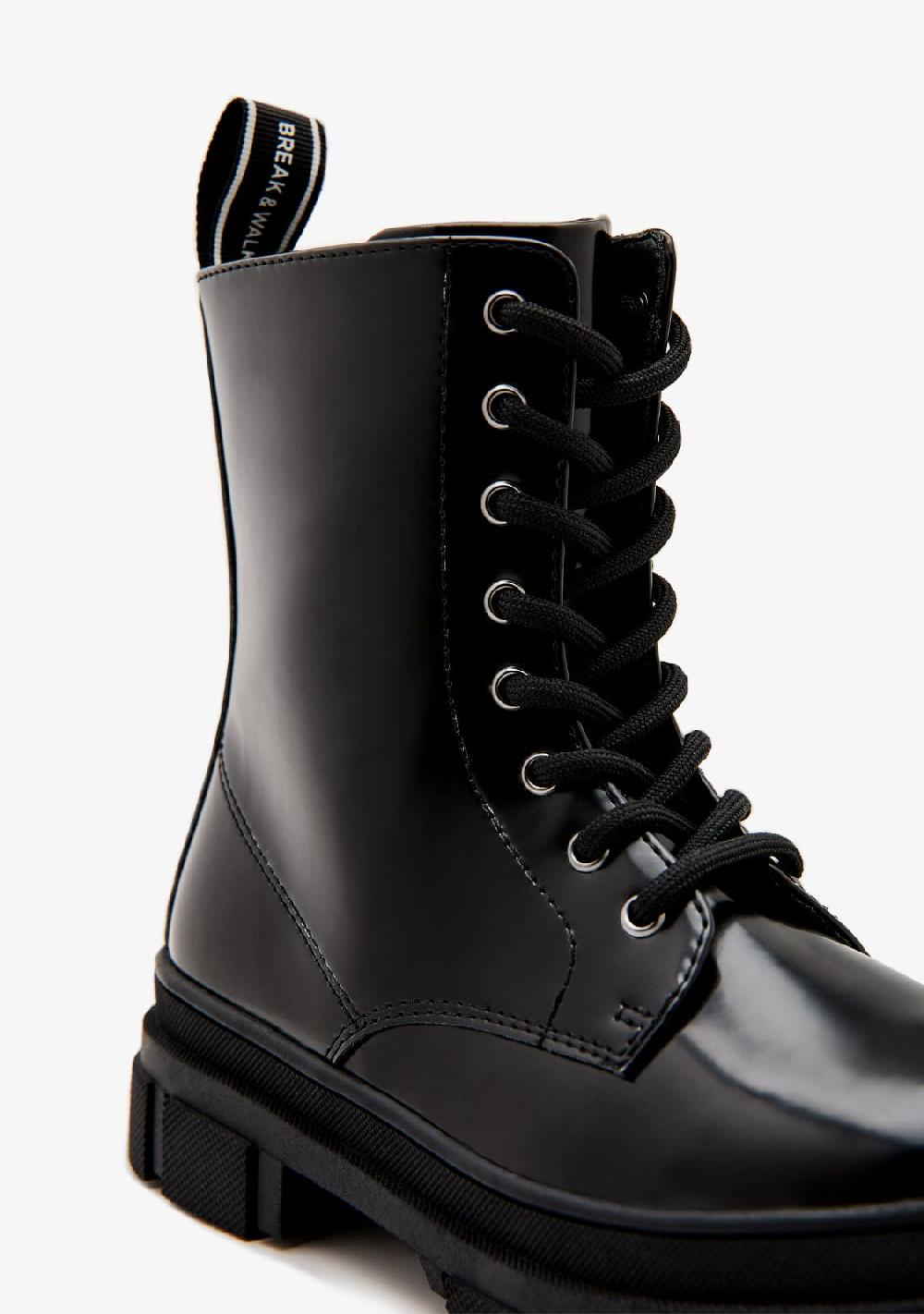 Break & Walk Botas Militares Negro