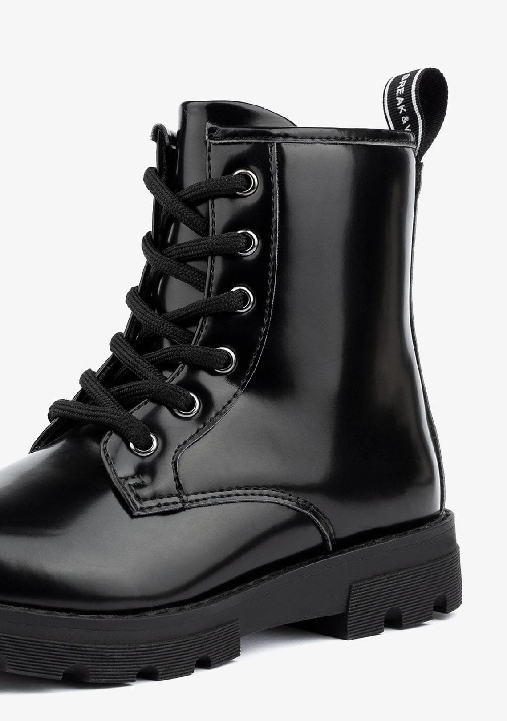 Break & Walk Botas Militares Negro