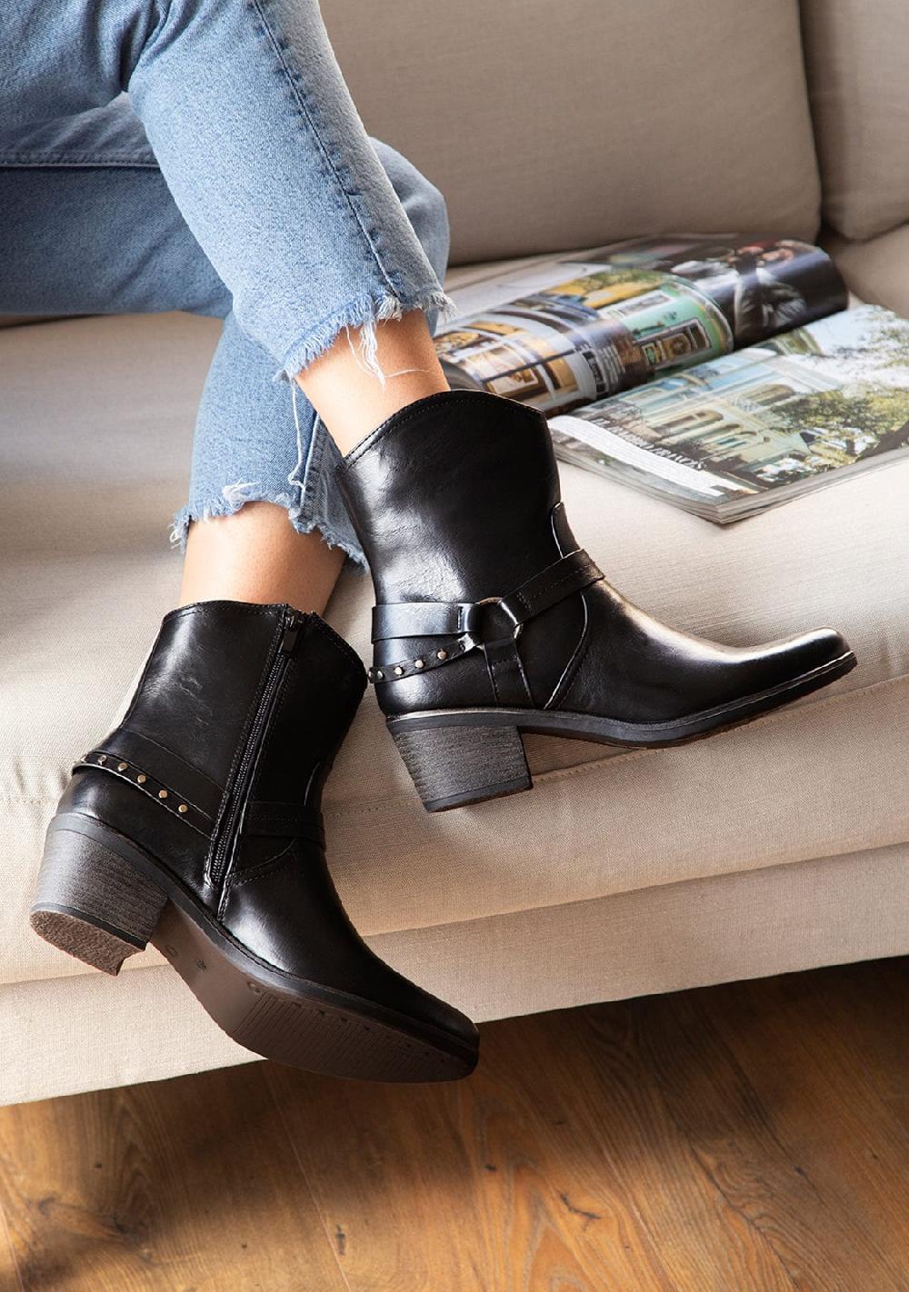 Break & Walk Botín Cowboy West Buffalo Negro