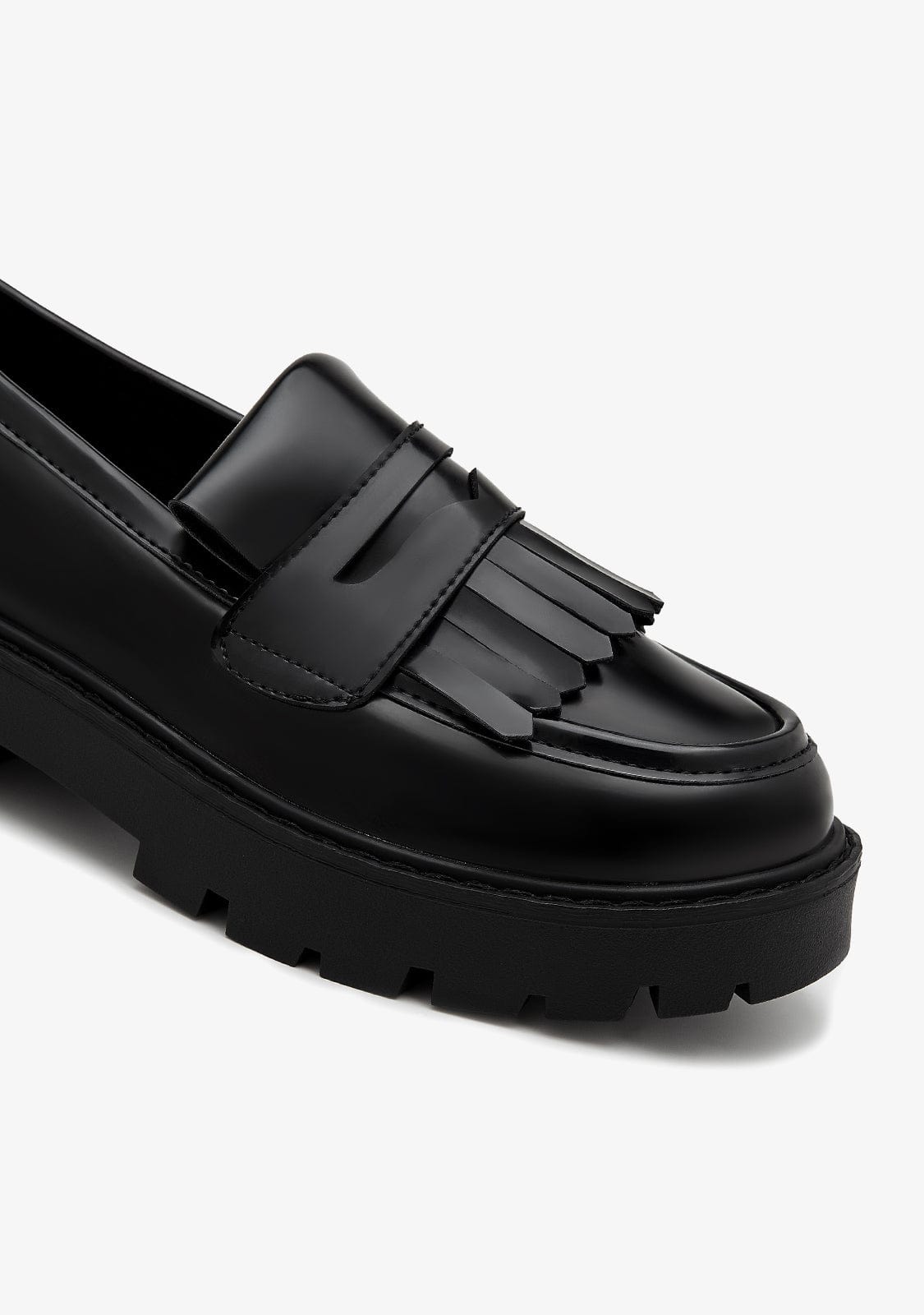 Break & Walk Mocasines Flecos Negro