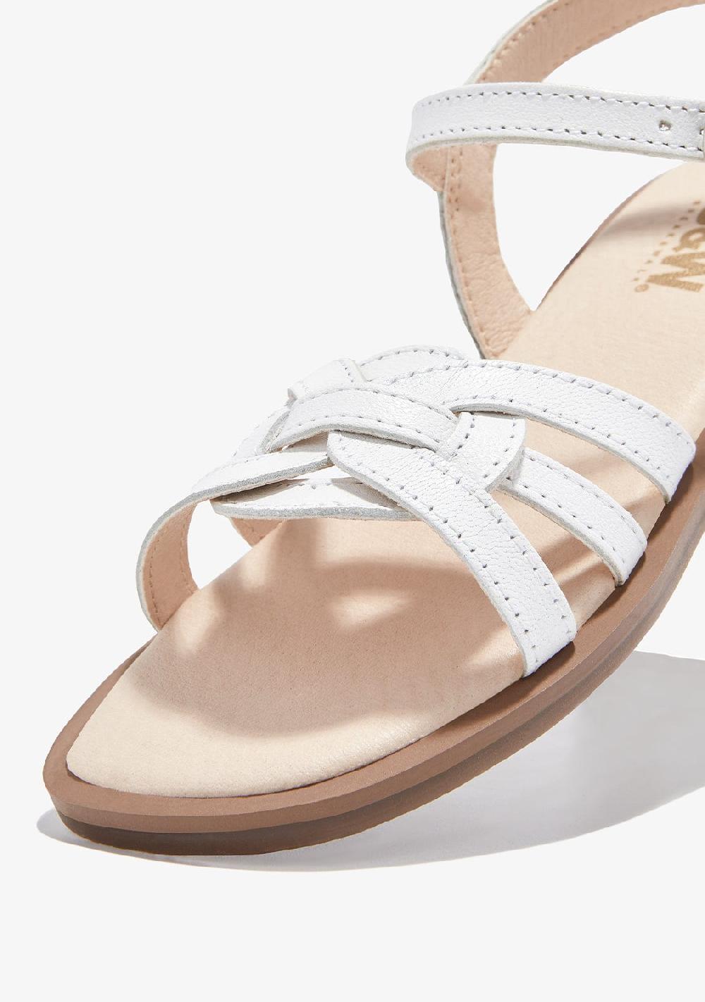 Break & Walk Sandalias Nudo Blanco