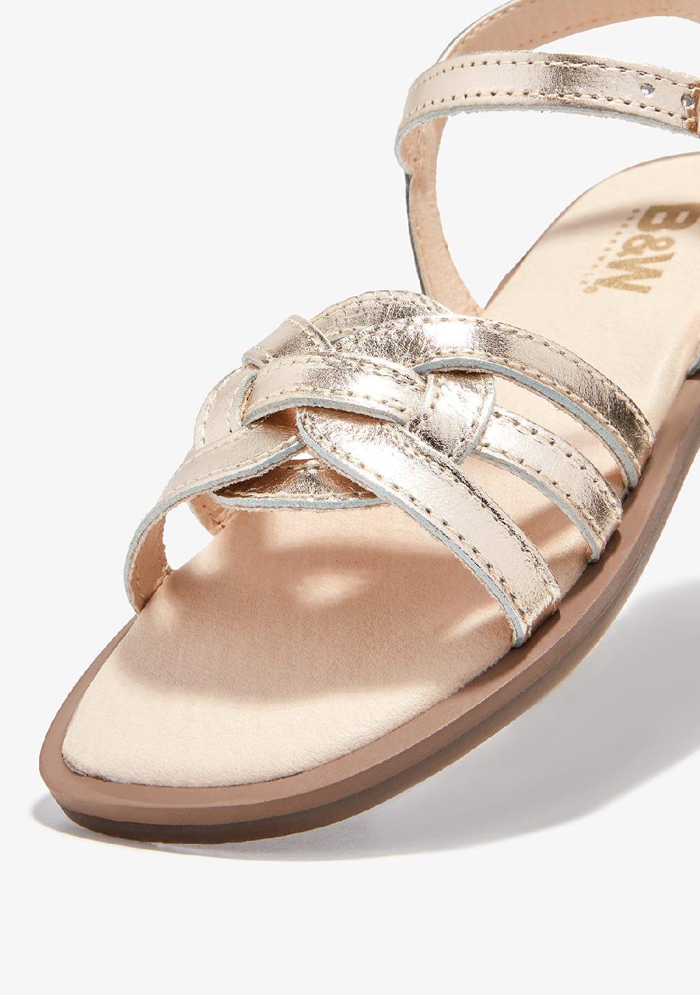 Break & Walk Sandalias Nudo Oro