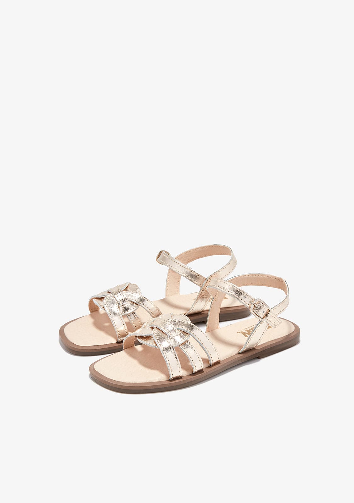 Break & Walk Sandalias Nudo Oro