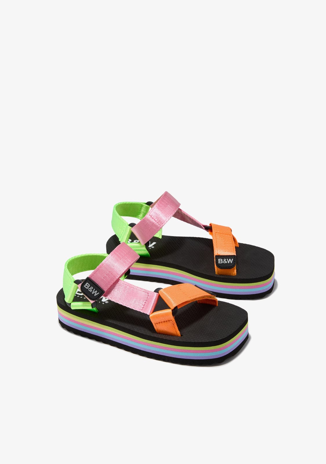 Break & Walk Sandalias Plataforma Multicolor