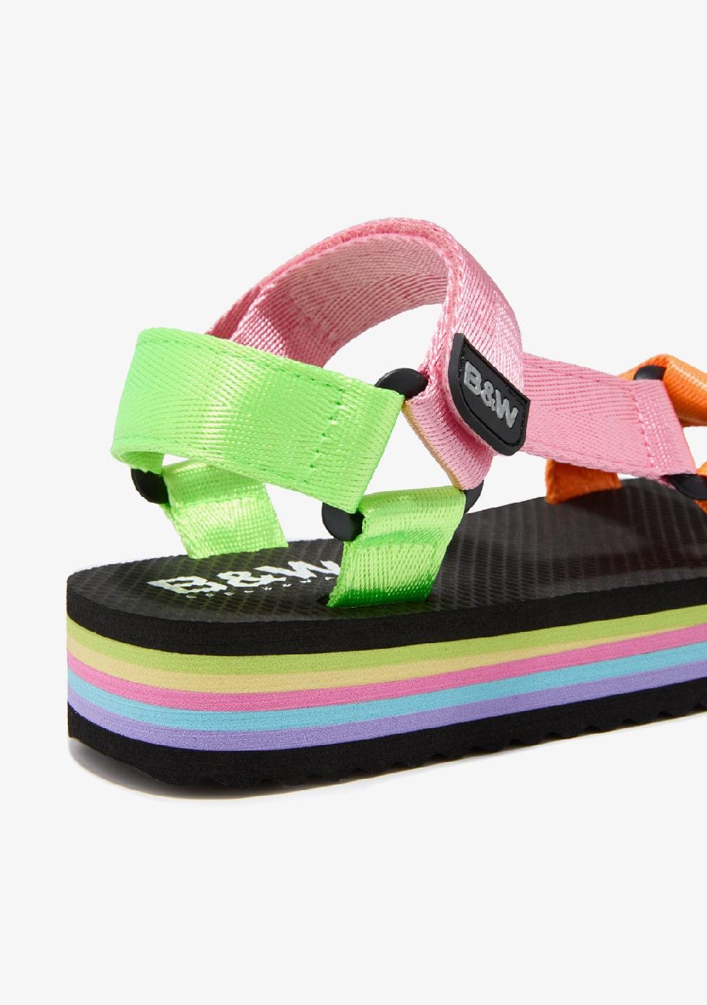 Break & walk Sandalias Plataforma Multicolor