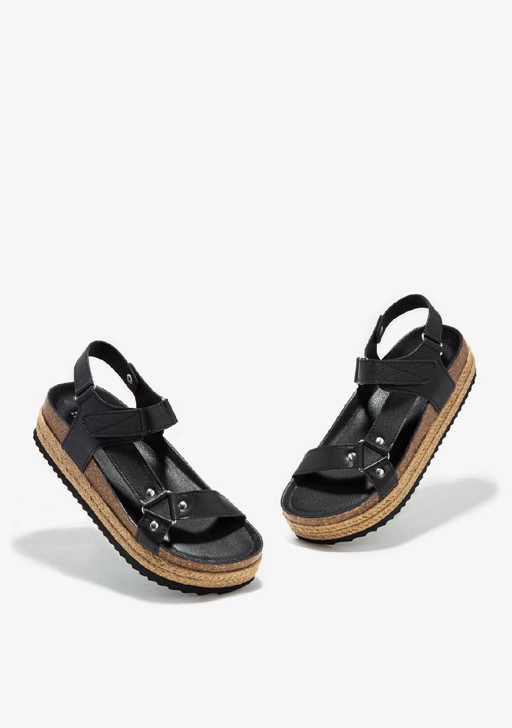 Break & walk Sandalias Plataforma Negro