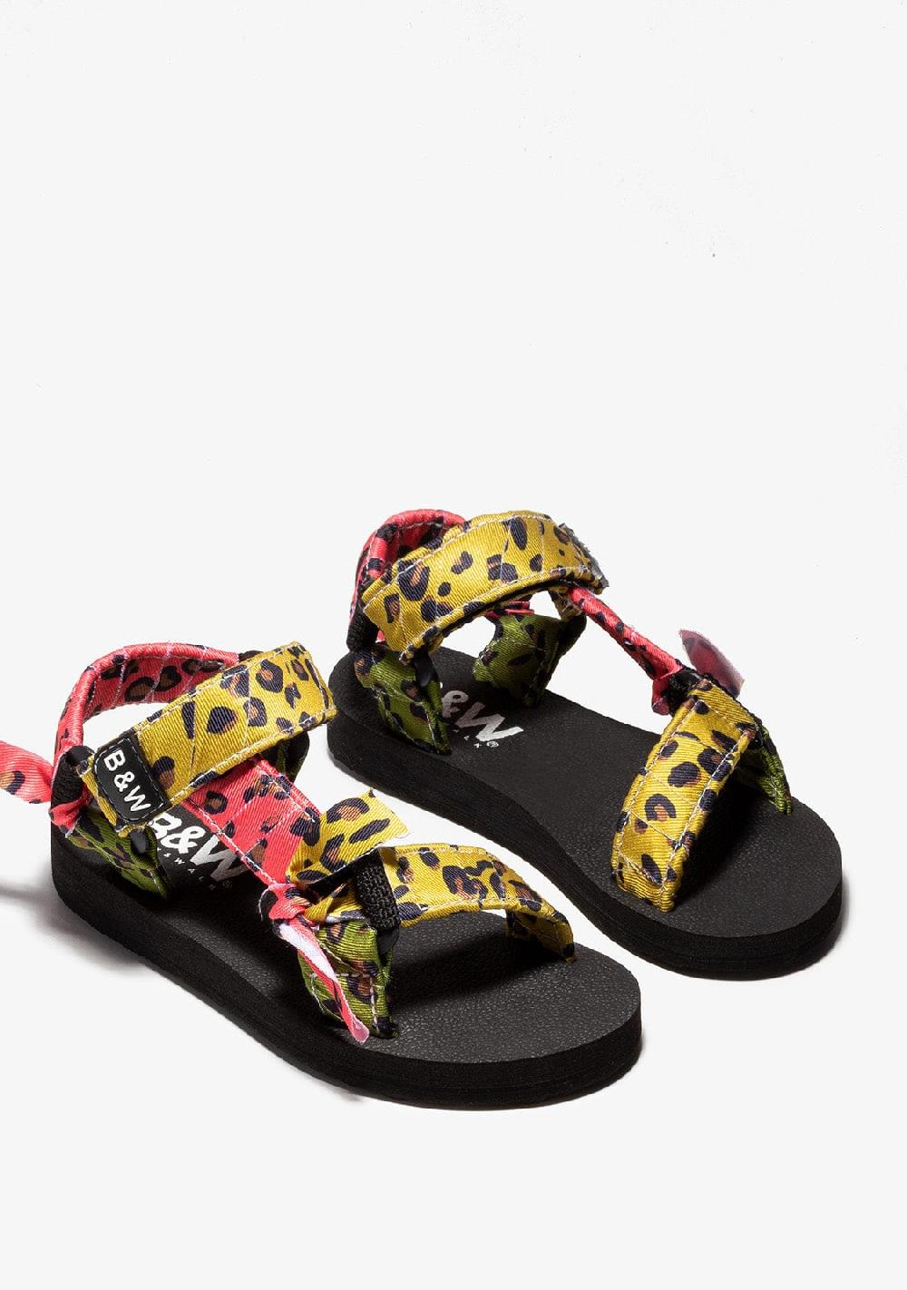 Break & Walk Sandalias Textil Multicolor Leopardo