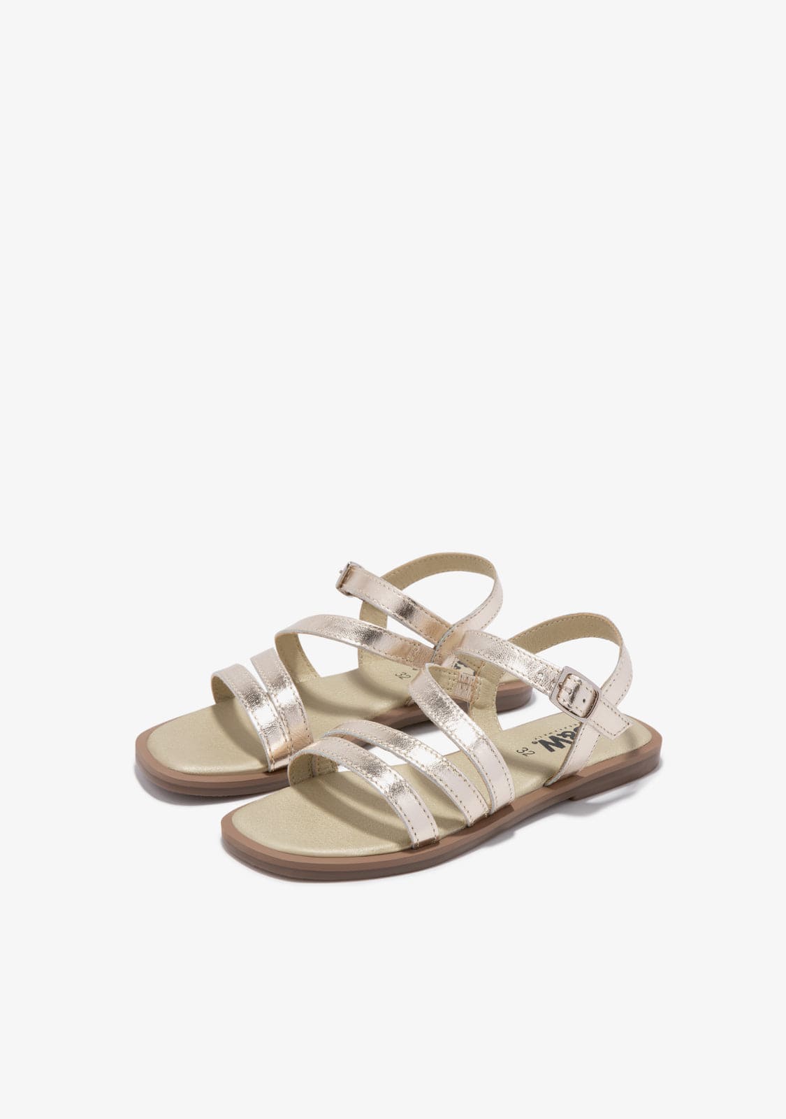 Break & Walk Sandalias Tiras Oro