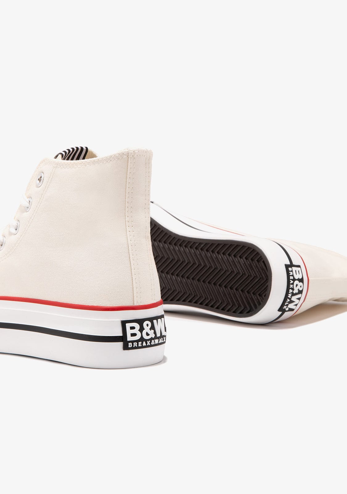 Break & Walk Zapatillas Altas Basic Blanco B&W