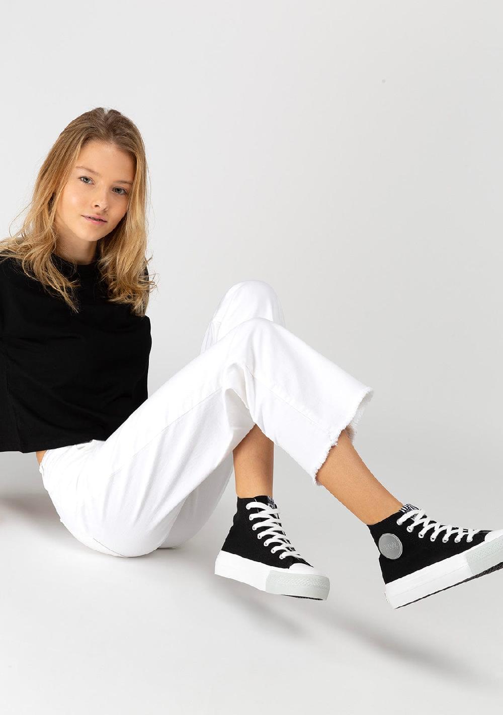 Break & Walk Zapatillas Altas Basic Lona Negro