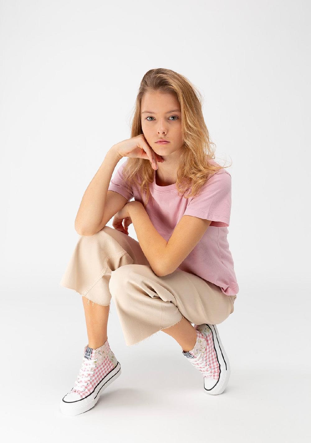 Break & Walk Zapatillas Altas Flores Vichy Lona