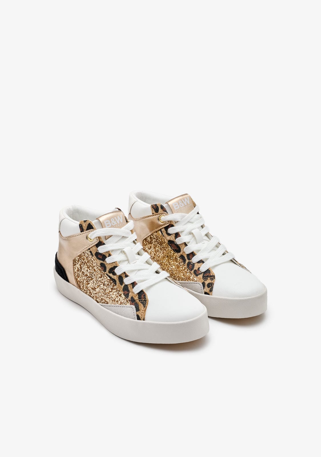 Break & walk Zapatillas Altas Glitter Leopardo