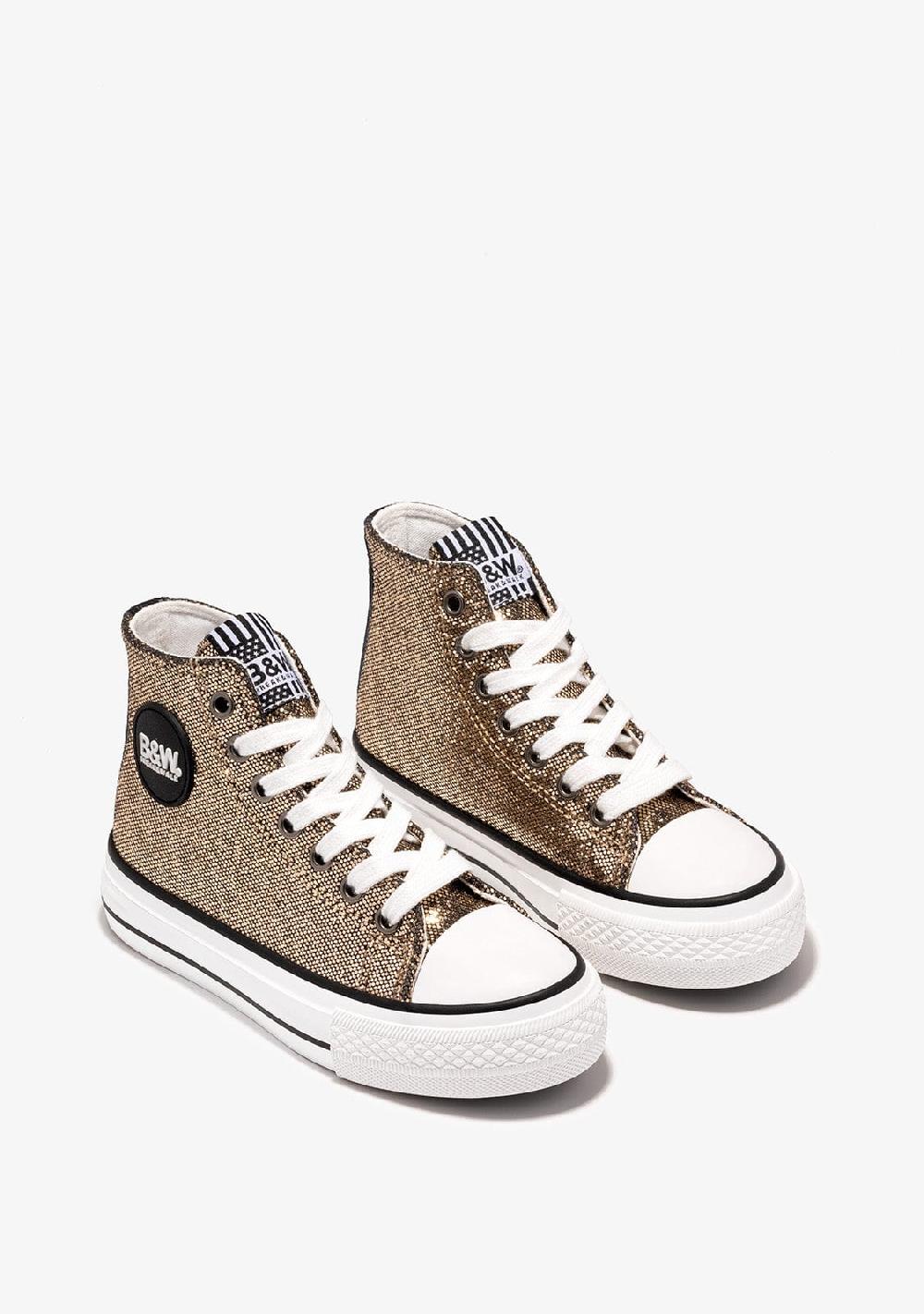 Break & Walk Zapatillas Altas Glitter Oro