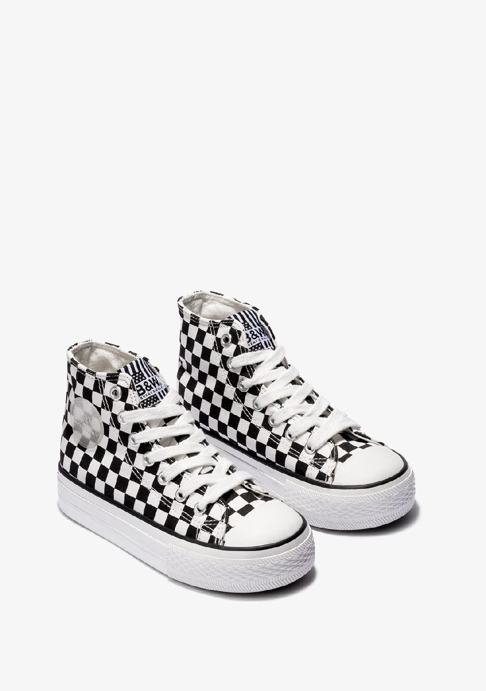 Break & walk Zapatillas Altas Lona Negro Blanco