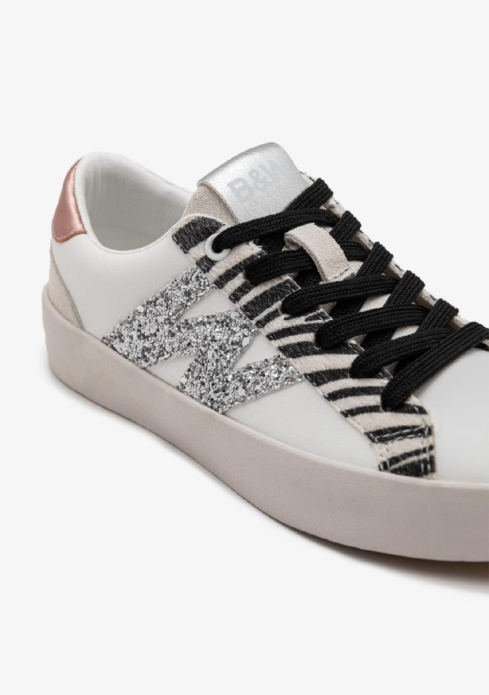 Break & Walk Zapatillas Bajas Glitter Cebra