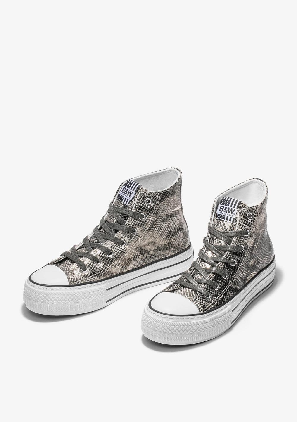 Break & Walk Zapatillas Hi-Top Serpiente Plataforma