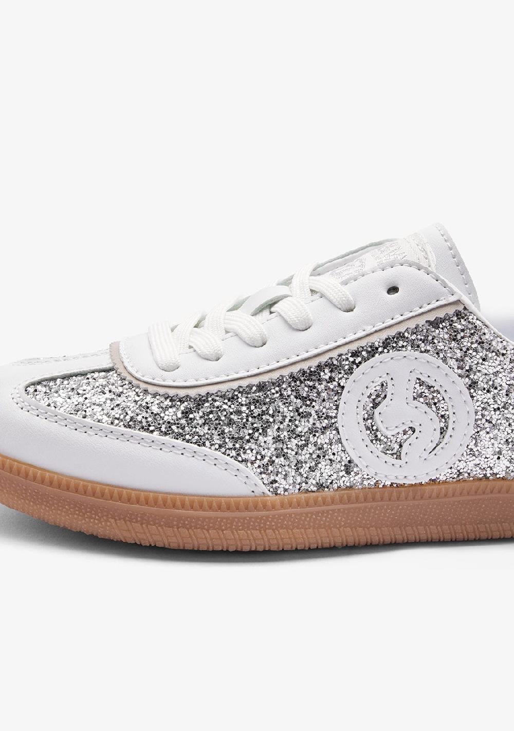 Break & Walk Zapatillas Laces Glitter Plata