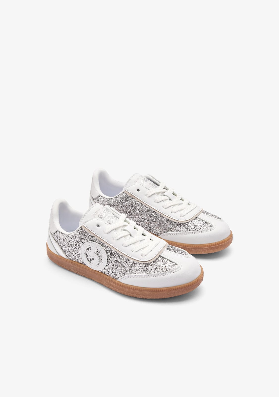 Break & walk Zapatillas Laces Glitter Plata