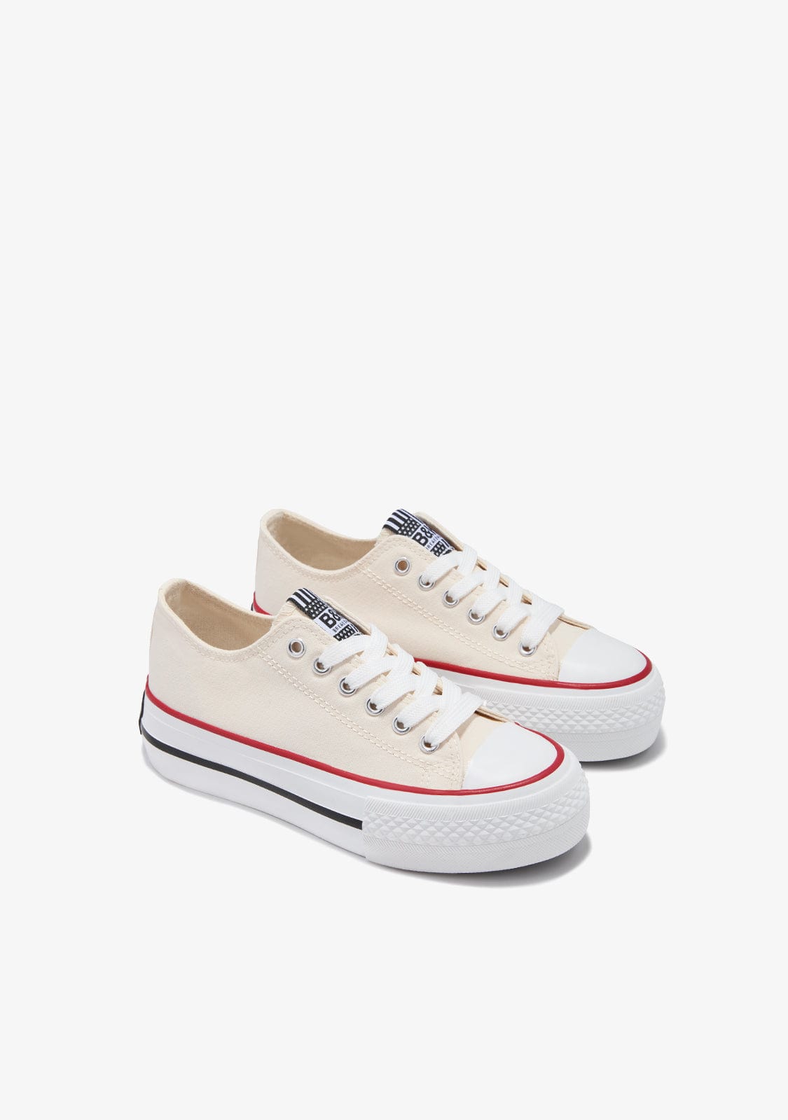 Break & walk Zapatillas Lona Plataforma Beige