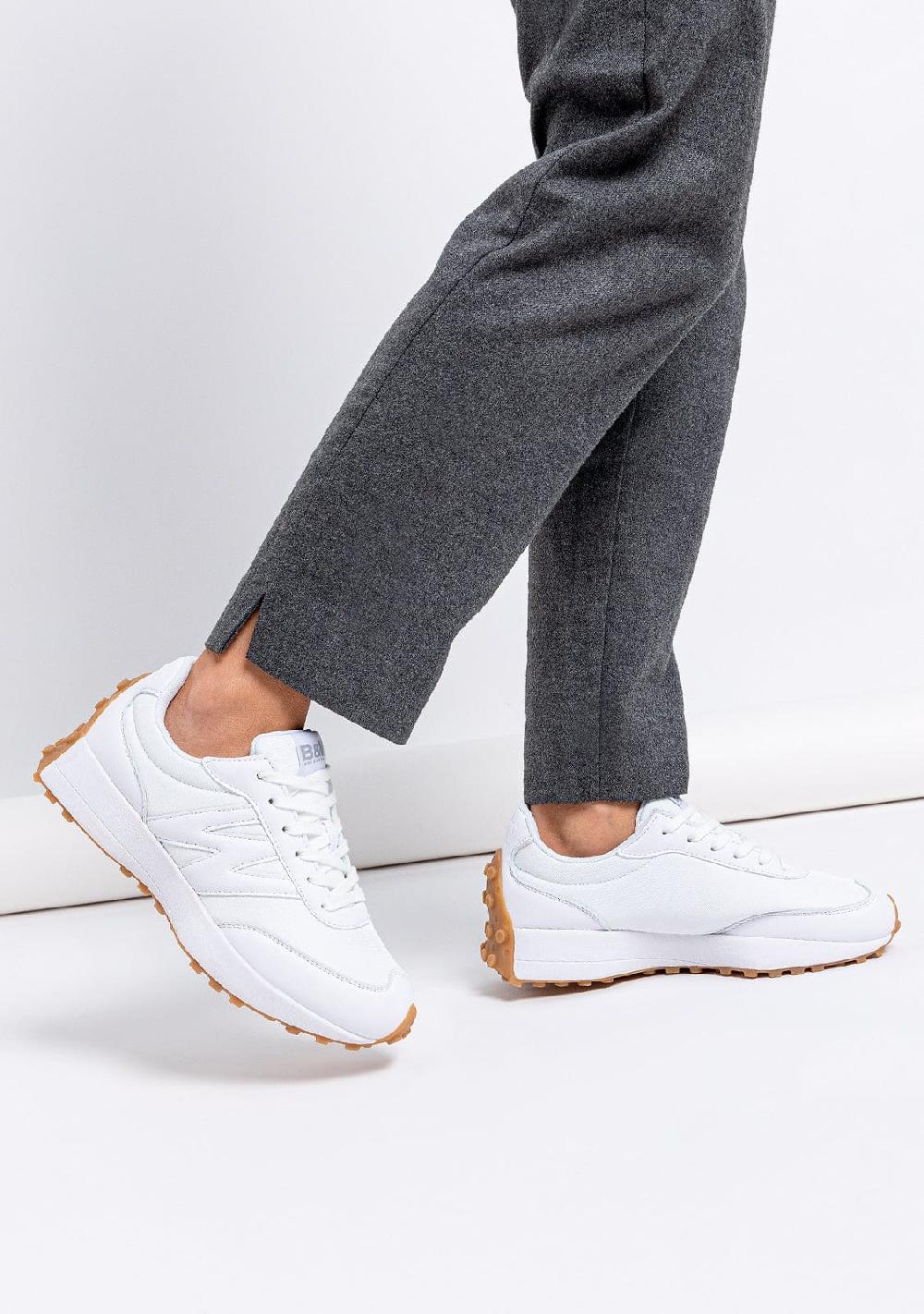 Break & Walk Zapatillas Napa Blanco