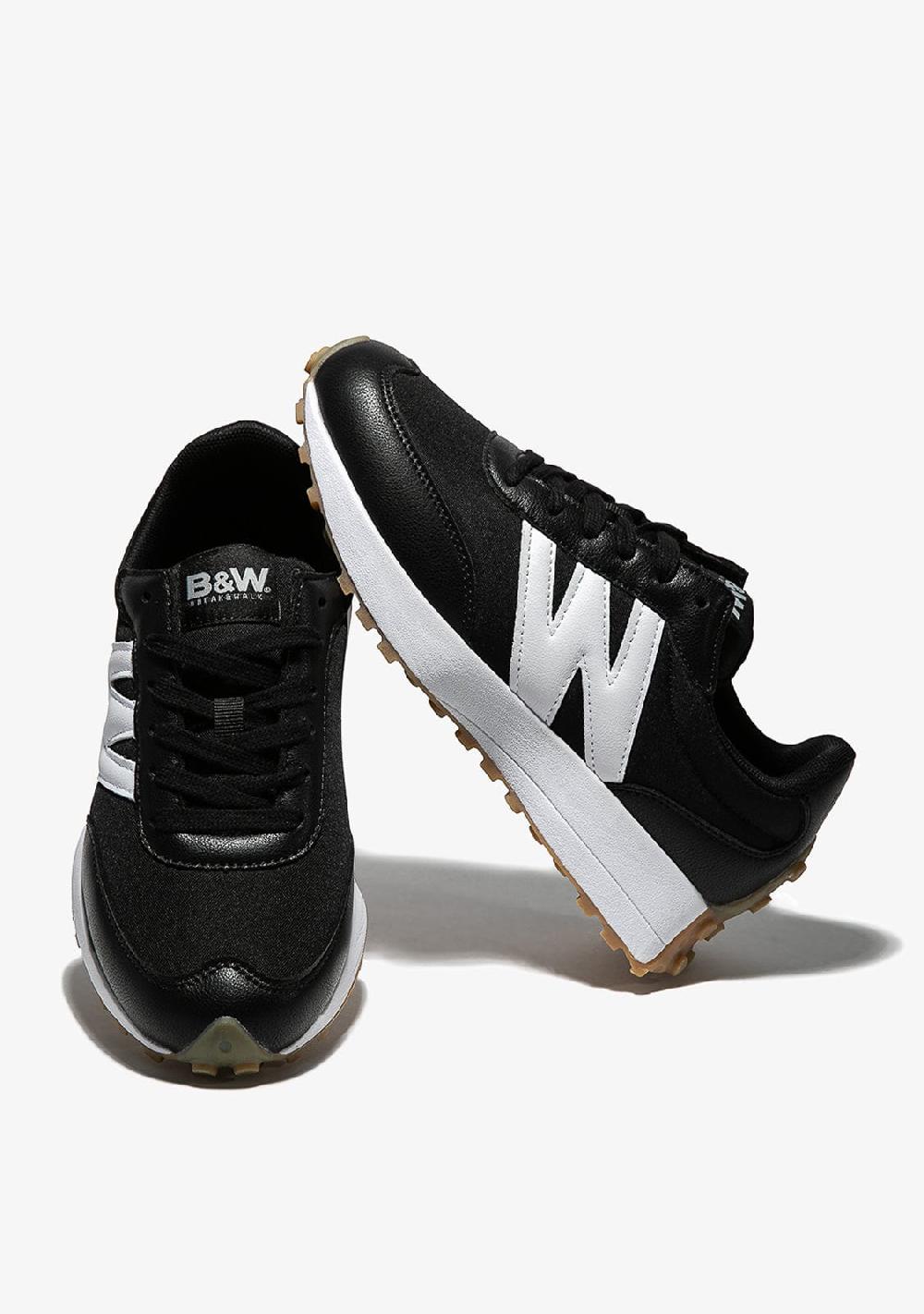 Break & Walk Zapatillas Napa Negro