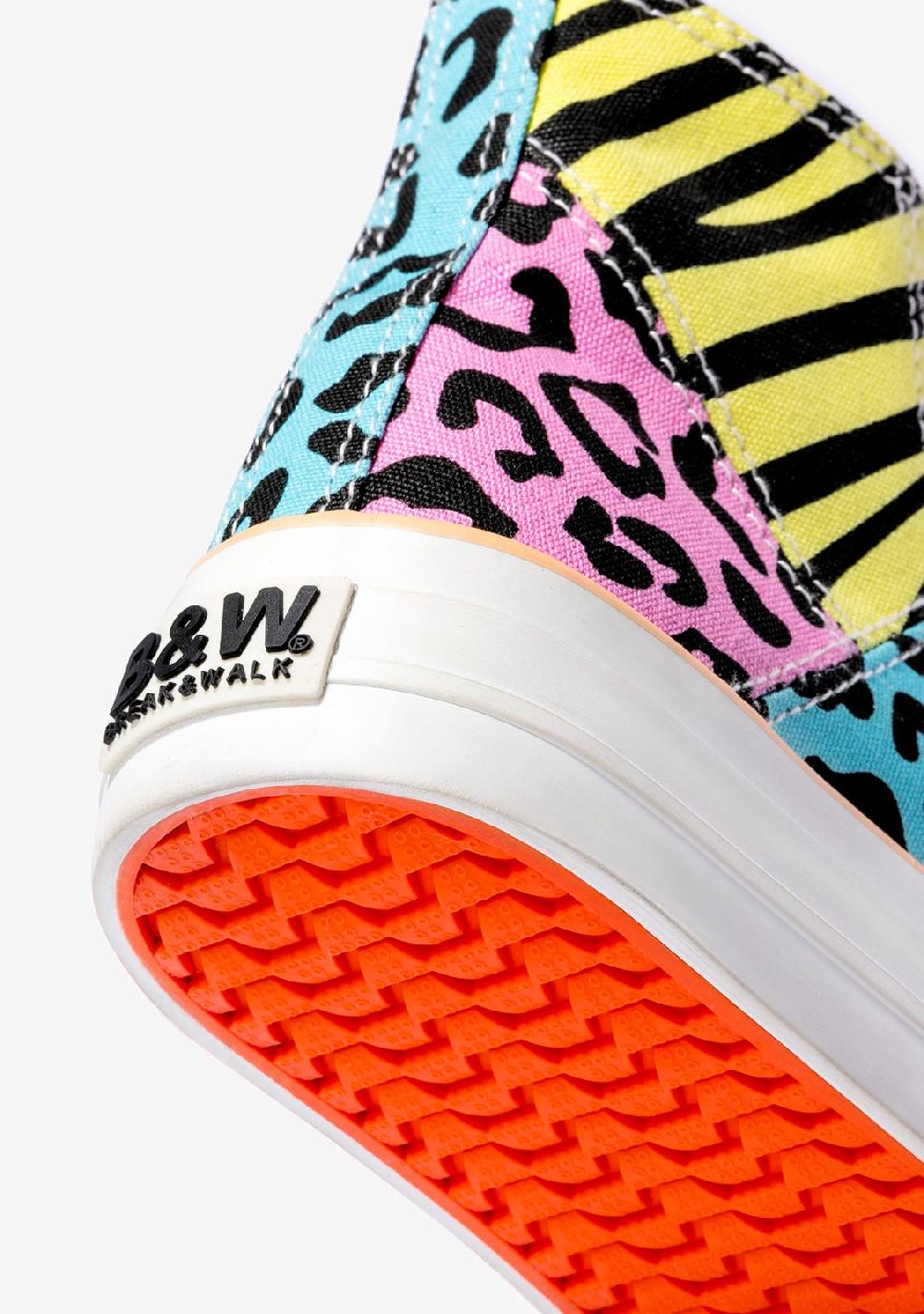 Break & Walk Zapatillas Altas Animal Print Lona Multicolor
