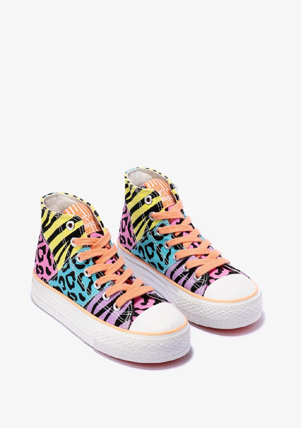 Break & walk Zapatillas Altas Animal Print Lona Multicolor