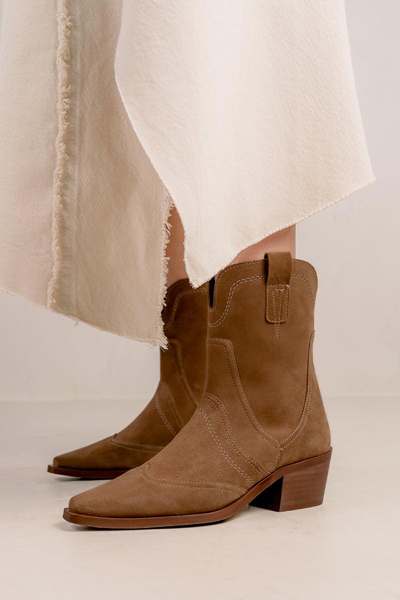 Bryan shoes Dark camel - VICTORIA