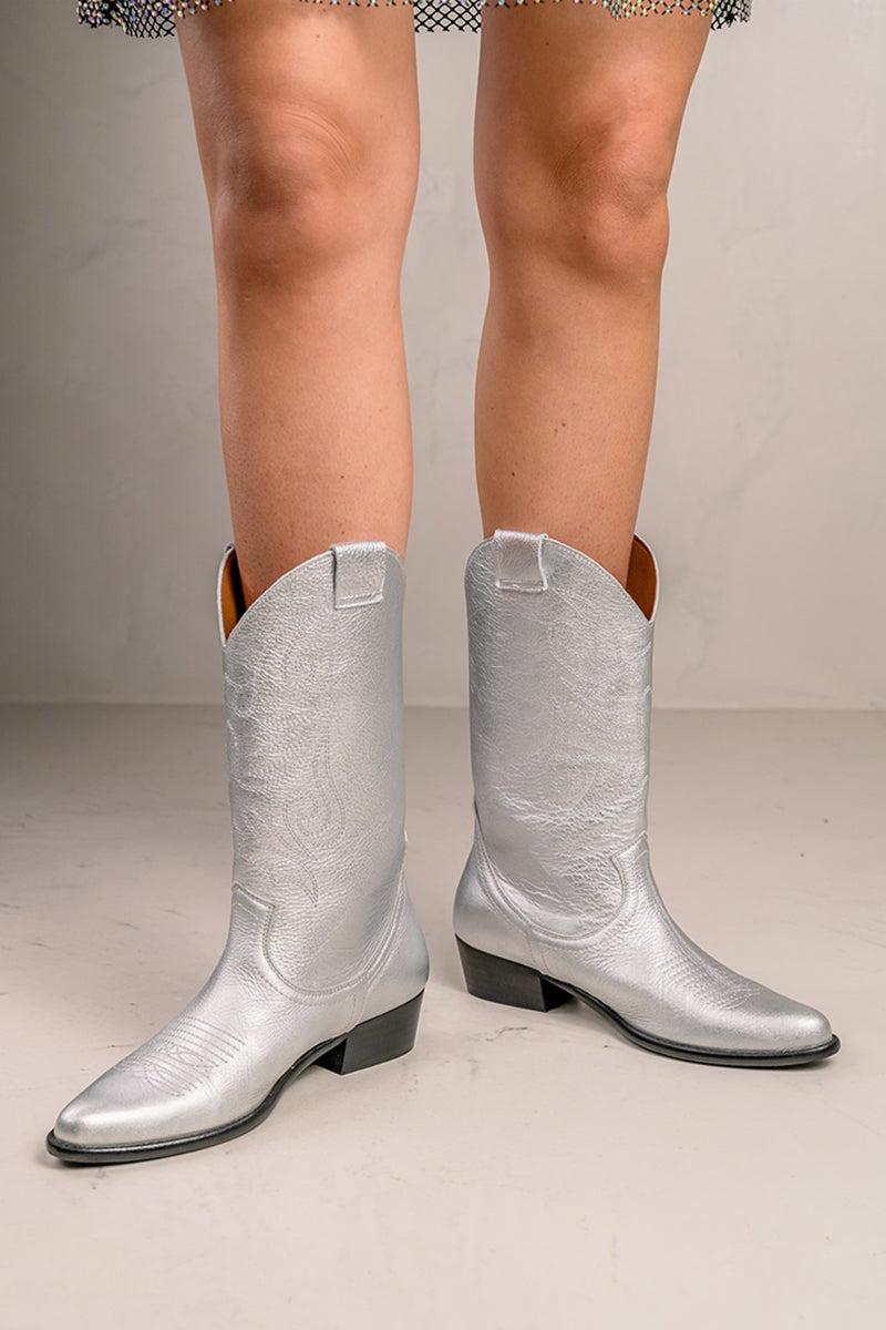 Bryan shoes Plata bordado - JANDRA