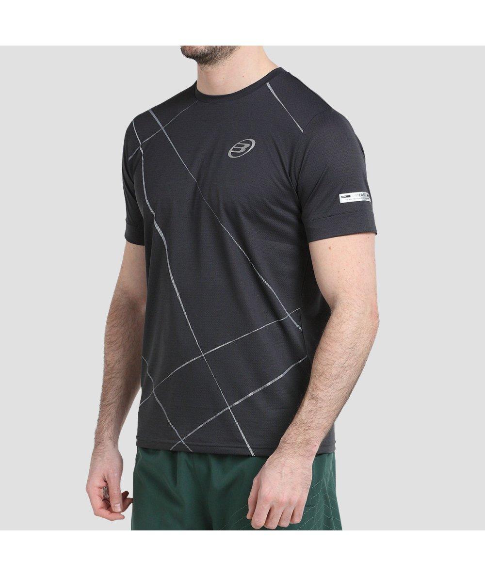 Bullpadel CAMISETA BULLPADEL AIREO NEGRO BICOLOR