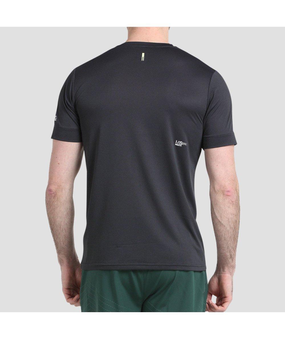 Bullpadel CAMISETA BULLPADEL AIREO NEGRO BICOLOR