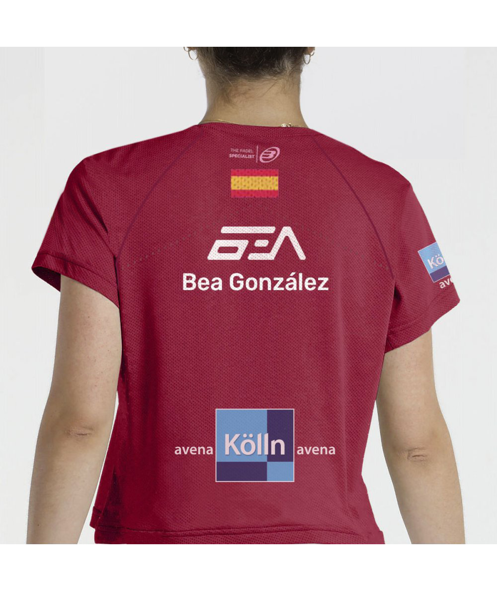 Bullpadel CAMISETA BULLPADEL ETICO BG CEREZA